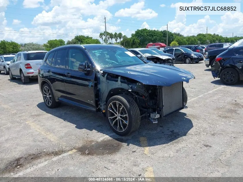 2018 BMW X3 xDrive30I VIN: 5UXTR9C57JLC68852 Lot: 40124568