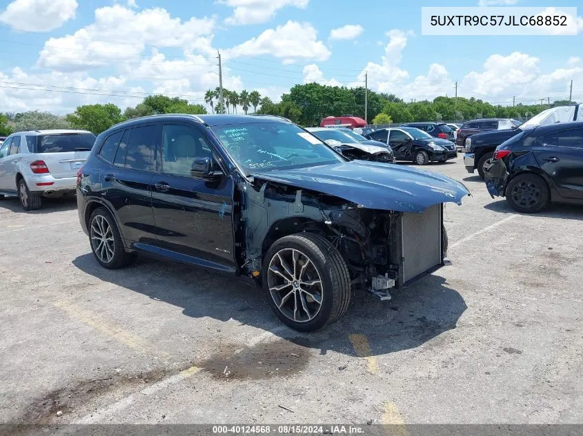 2018 BMW X3 xDrive30I VIN: 5UXTR9C57JLC68852 Lot: 40124568