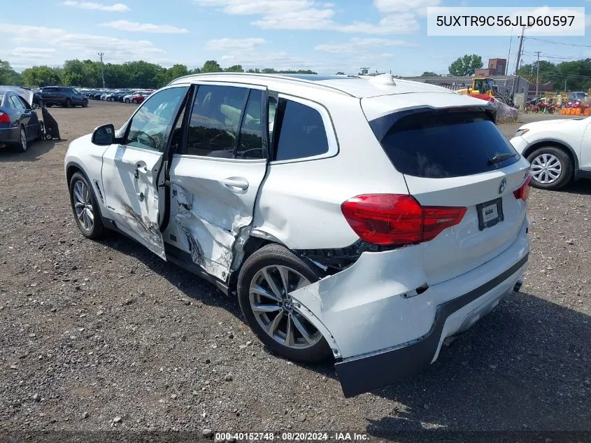 2018 BMW X3 xDrive30I VIN: 5UXTR9C56JLD60597 Lot: 40152748