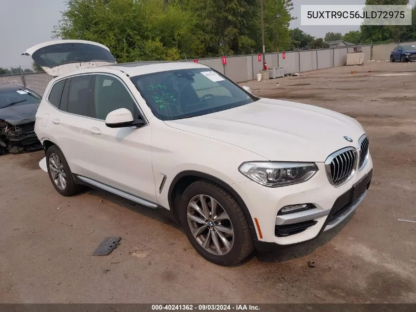 2018 BMW X3 xDrive30I VIN: 5UXTR9C56JLD72975 Lot: 40241362