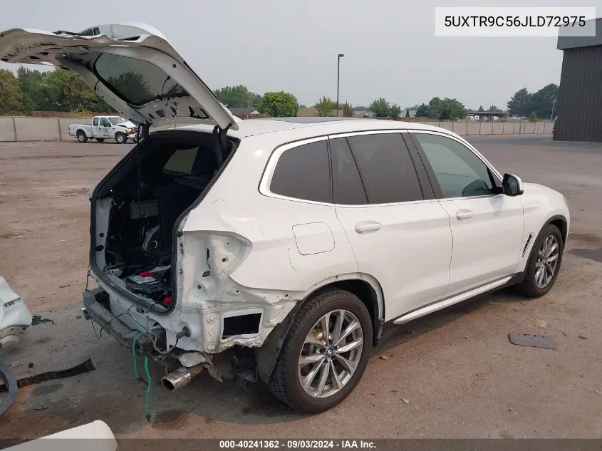 2018 BMW X3 xDrive30I VIN: 5UXTR9C56JLD72975 Lot: 40241362