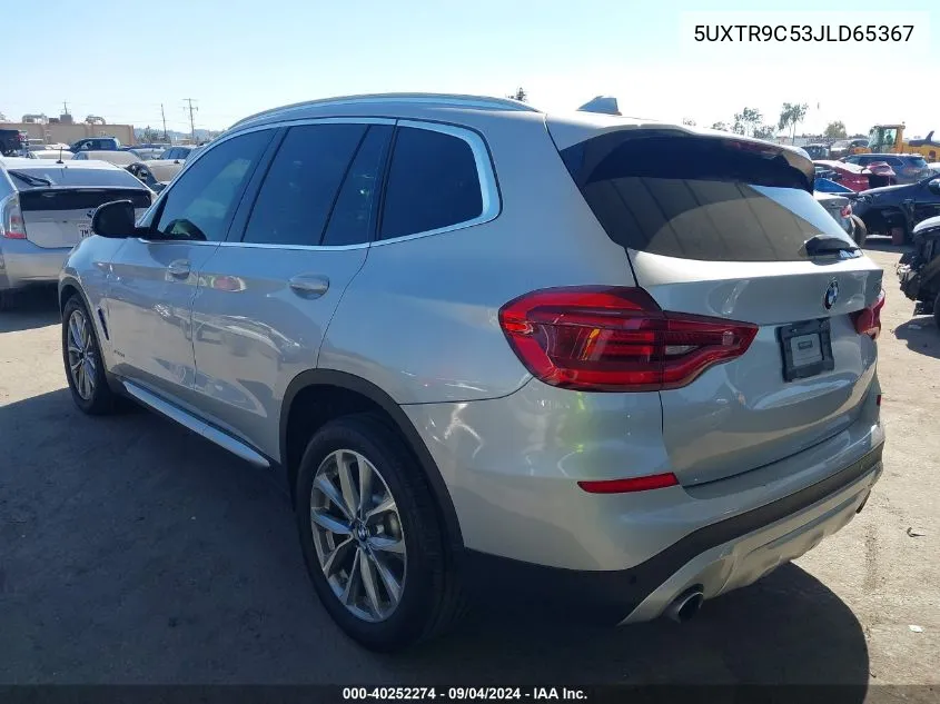 5UXTR9C53JLD65367 2018 BMW X3 xDrive30I