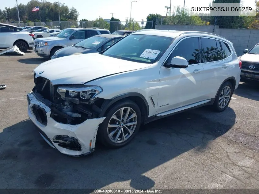 2018 BMW X3 xDrive30I VIN: 5UXTR9C55JLD66259 Lot: 40286810