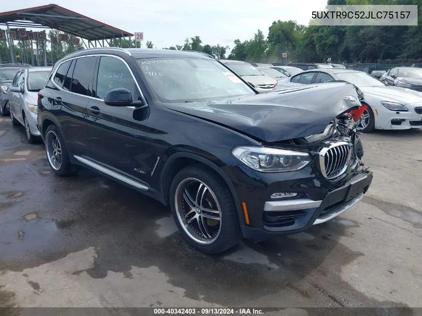 2018 BMW X3 xDrive30I VIN: 5UXTR9C52JLC75157 Lot: 40342403