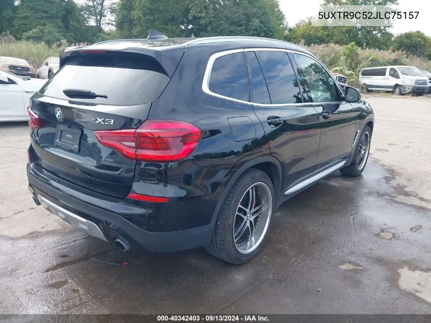 5UXTR9C52JLC75157 2018 BMW X3 xDrive30I