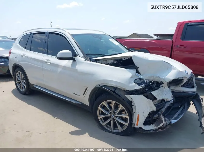 2018 BMW X3 xDrive30I VIN: 5UXTR9C57JLD65808 Lot: 40344197