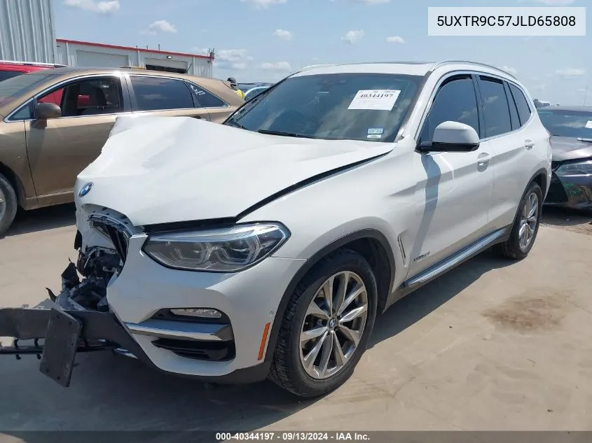 2018 BMW X3 xDrive30I VIN: 5UXTR9C57JLD65808 Lot: 40344197