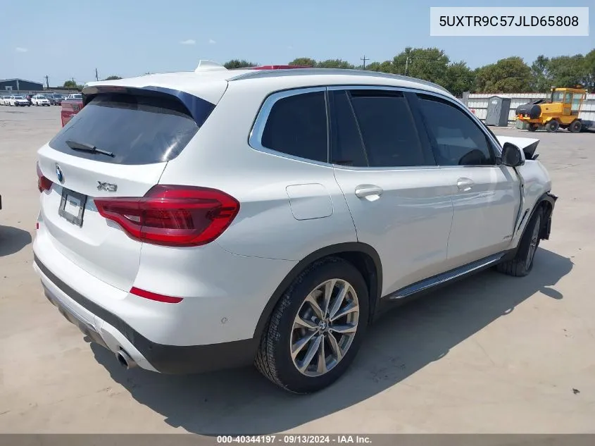 2018 BMW X3 xDrive30I VIN: 5UXTR9C57JLD65808 Lot: 40344197