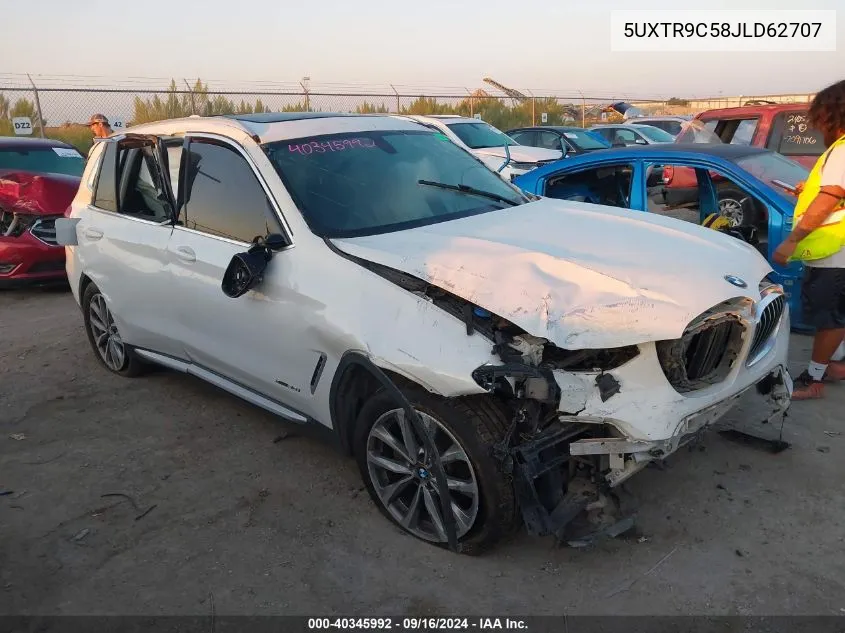 5UXTR9C58JLD62707 2018 BMW X3 xDrivem40I