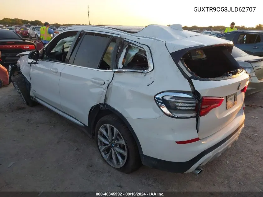 5UXTR9C58JLD62707 2018 BMW X3 xDrivem40I