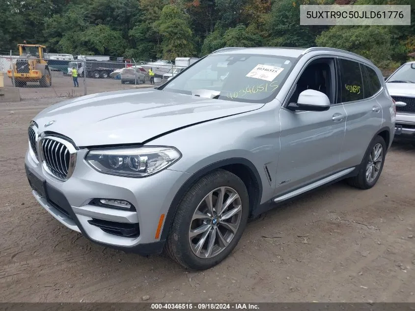 2018 BMW X3 xDrive30I VIN: 5UXTR9C50JLD61776 Lot: 40346515