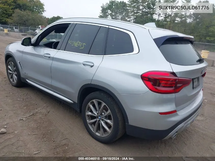 2018 BMW X3 xDrive30I VIN: 5UXTR9C50JLD61776 Lot: 40346515