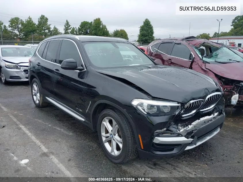 2018 BMW X3 xDrive30I VIN: 5UXTR9C56JLD59353 Lot: 40365825