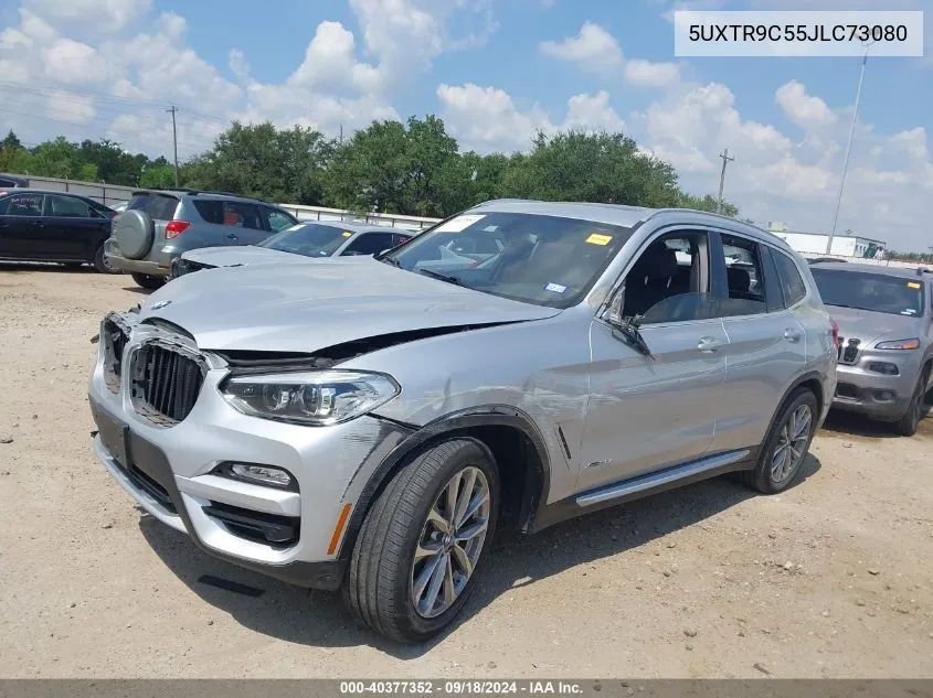 2018 BMW X3 xDrive30I VIN: 5UXTR9C55JLC73080 Lot: 40377352