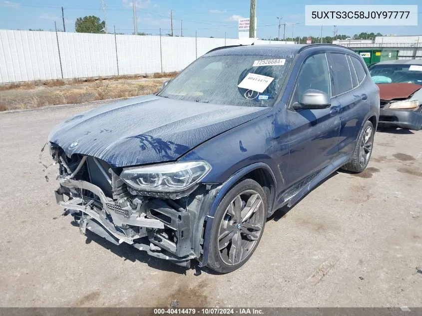 5UXTS3C58J0Y97777 2018 BMW X3 M40I