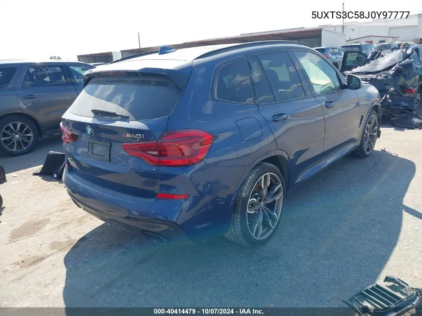 5UXTS3C58J0Y97777 2018 BMW X3 M40I