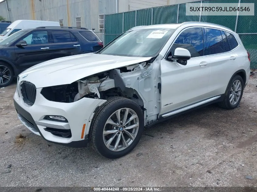 2018 BMW X3 xDrive30I VIN: 5UXTR9C59JLD64546 Lot: 40444248