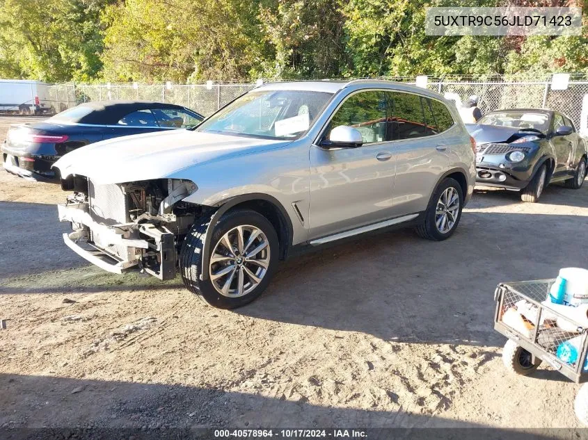 2018 BMW X3 xDrive30I VIN: 5UXTR9C56JLD71423 Lot: 40578964