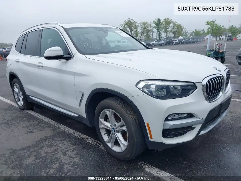 5UXTR9C56KLP81783 2019 BMW X3 xDrive30I