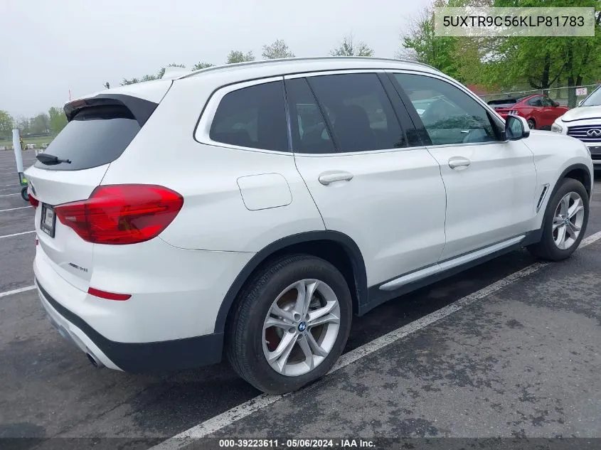 2019 BMW X3 xDrive30I VIN: 5UXTR9C56KLP81783 Lot: 39223611