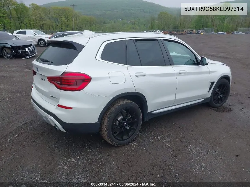 5UXTR9C58KLD97314 2019 BMW X3 xDrive30I