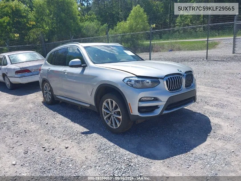 5UXTR7C59KLF29565 2019 BMW X3 Sdrive30I