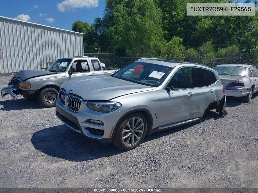 5UXTR7C59KLF29565 2019 BMW X3 Sdrive30I