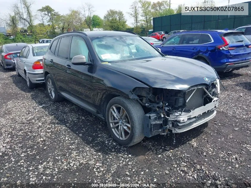 5UXTS3C50K0Z07865 2019 BMW X3 M40I