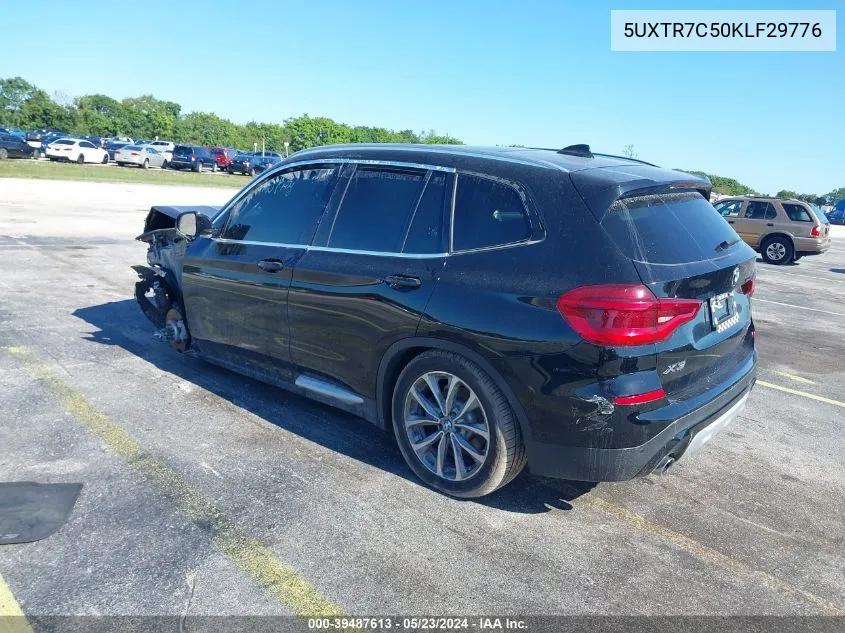 2019 BMW X3 Sdrive30I VIN: 5UXTR7C50KLF29776 Lot: 39487613