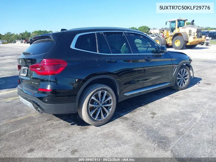 5UXTR7C50KLF29776 2019 BMW X3 Sdrive30I