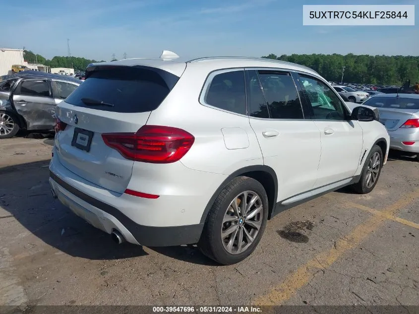 5UXTR7C54KLF25844 2019 BMW X3 Sdrive30I