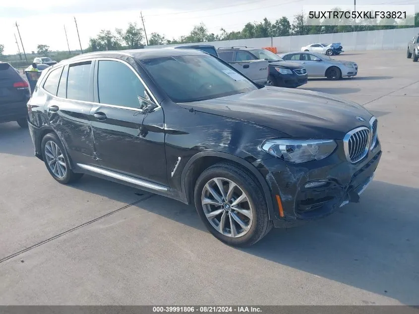 5UXTR7C5XKLF33821 2019 BMW X3 Sdrive30I