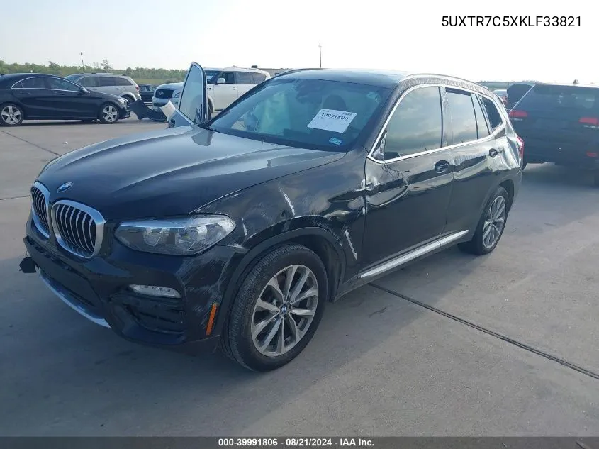 2019 BMW X3 Sdrive30I VIN: 5UXTR7C5XKLF33821 Lot: 39991806