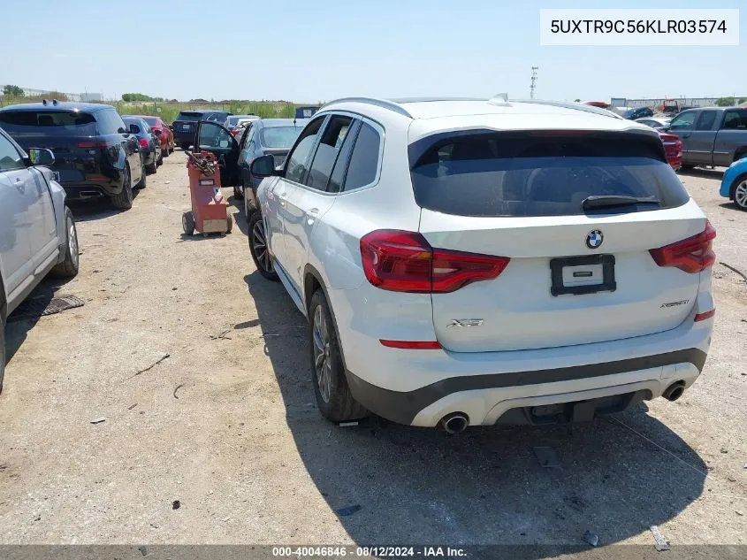 5UXTR9C56KLR03574 2019 BMW X3 xDrive30I