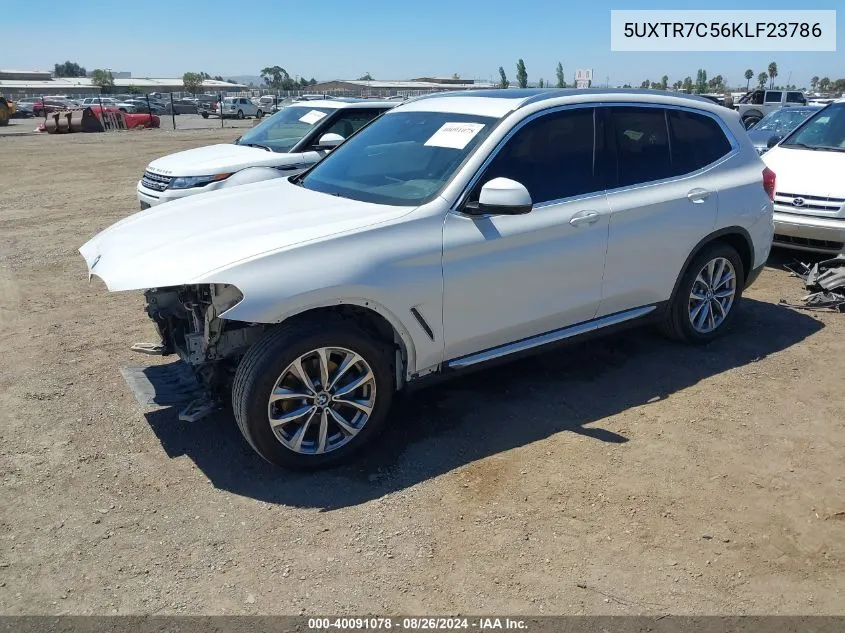 2019 BMW X3 Sdrive30I VIN: 5UXTR7C56KLF23786 Lot: 40091078