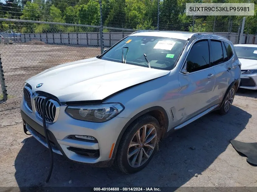 5UXTR9C53KLP95981 2019 BMW X3 xDrive30I