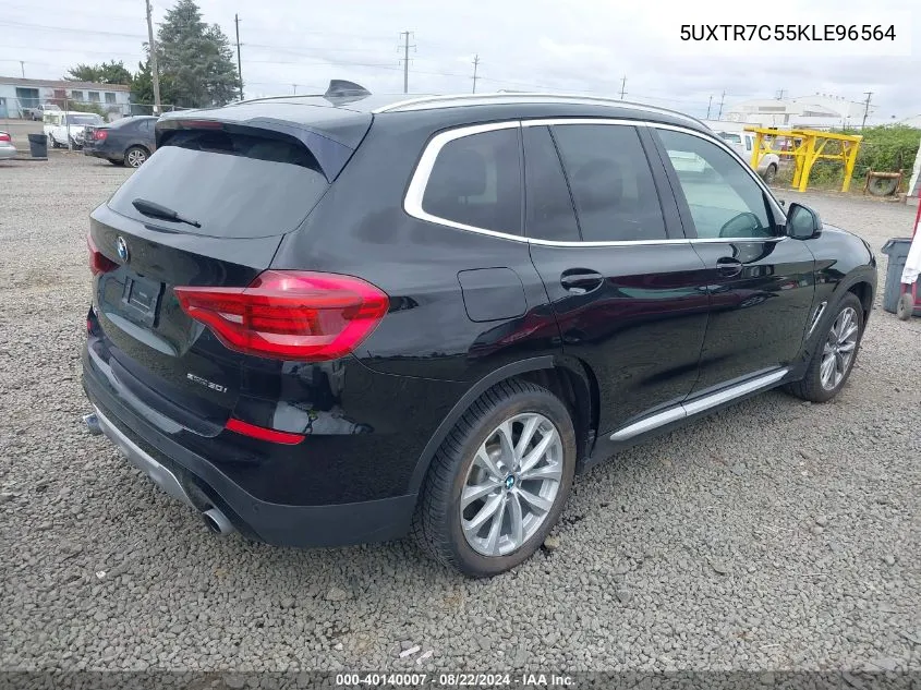 5UXTR7C55KLE96564 2019 BMW X3 Sdrive30I