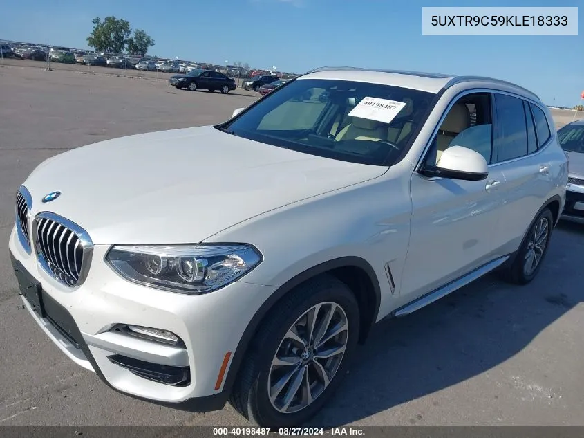 5UXTR9C59KLE18333 2019 BMW X3 xDrive30I