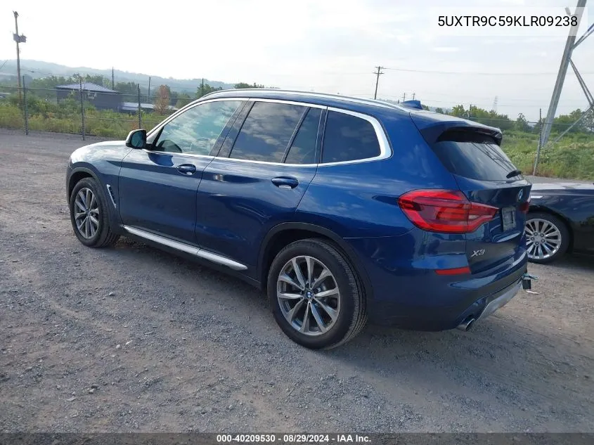 5UXTR9C59KLR09238 2019 BMW X3 xDrive30I