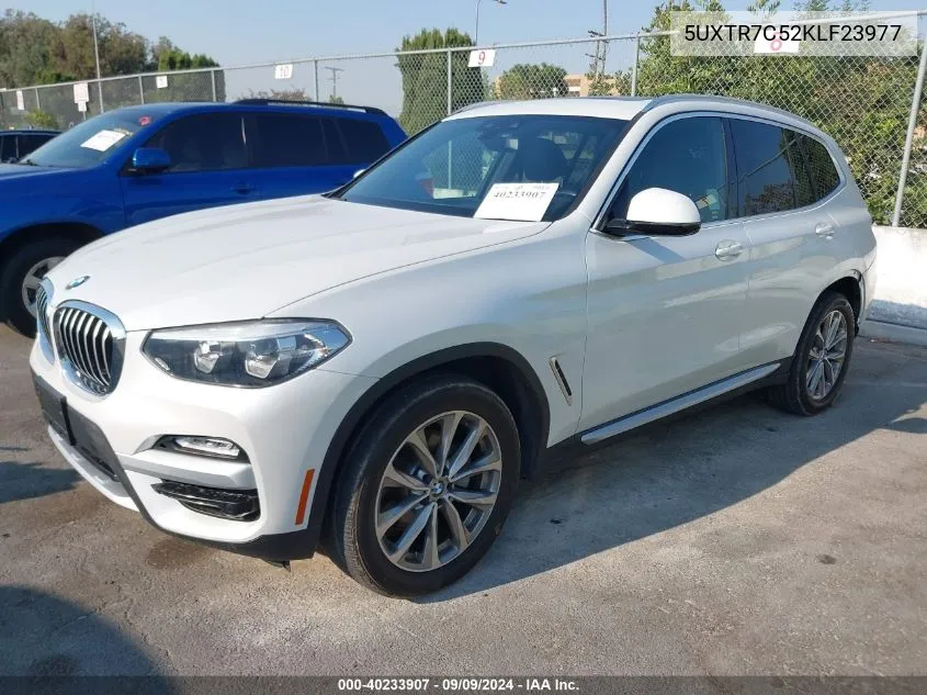 2019 BMW X3 Sdrive30I VIN: 5UXTR7C52KLF23977 Lot: 40233907