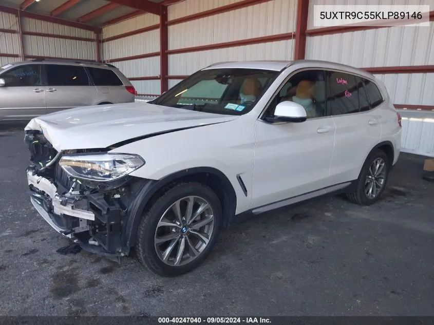 2019 BMW X3 xDrive30I VIN: 5UXTR9C55KLP89146 Lot: 40247040