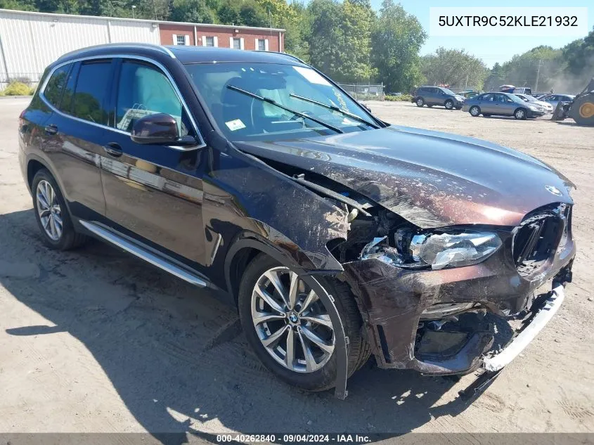 2019 BMW X3 xDrive30I VIN: 5UXTR9C52KLE21932 Lot: 40262840