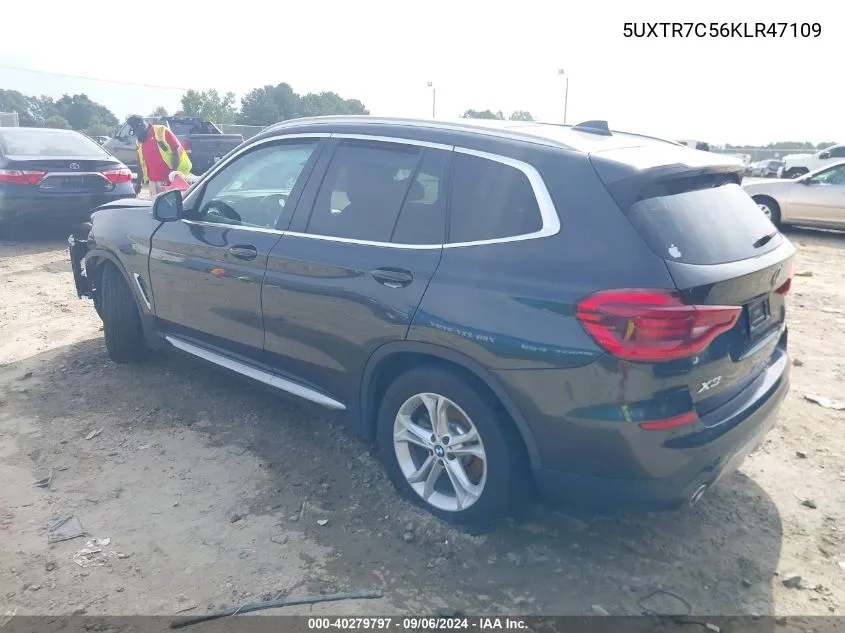 5UXTR7C56KLR47109 2019 BMW X3 Sdrive30I