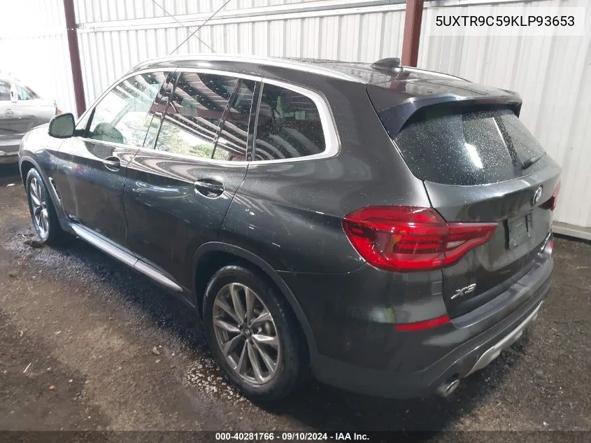 5UXTR9C59KLP93653 2019 BMW X3 xDrive30I