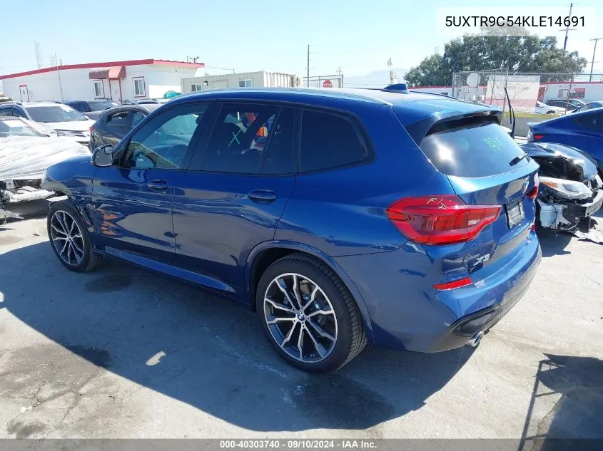 5UXTR9C54KLE14691 2019 BMW X3 xDrive30I