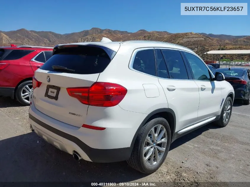 2019 BMW X3 Sdrive30I VIN: 5UXTR7C56KLF23657 Lot: 40311903