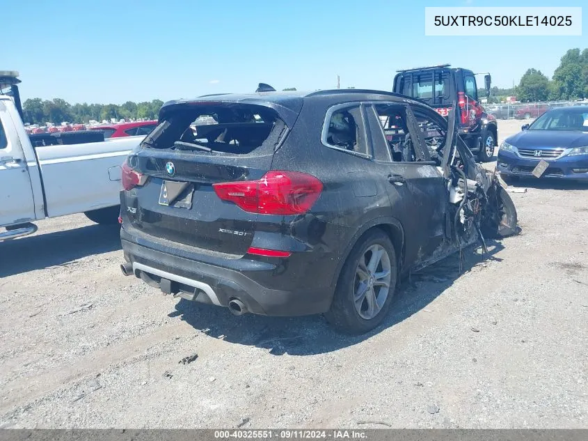 2019 BMW X3 xDrive30I VIN: 5UXTR9C50KLE14025 Lot: 40325551