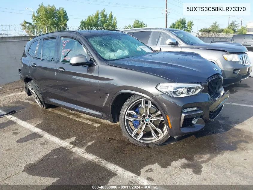 2019 BMW X3 M40I VIN: 5UXTS3C58KLR73370 Lot: 40360806