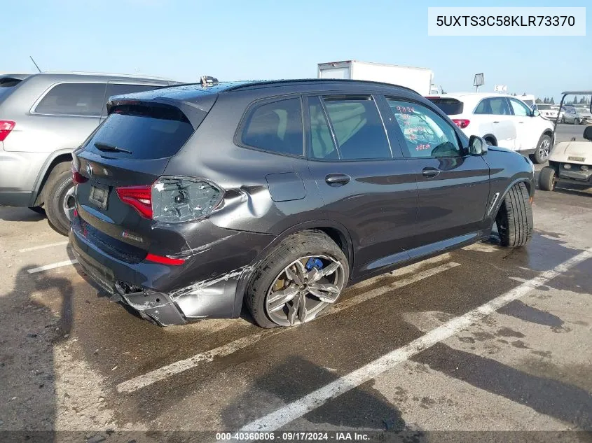 2019 BMW X3 M40I VIN: 5UXTS3C58KLR73370 Lot: 40360806