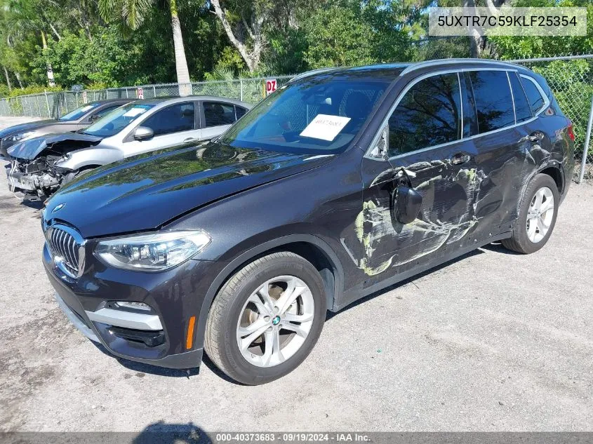 2019 BMW X3 Sdrive30I VIN: 5UXTR7C59KLF25354 Lot: 40373683